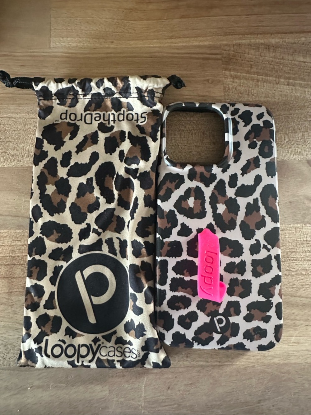 Leopard Print Loopy iPhone 14 Pro Max Case
